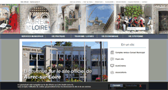 Desktop Screenshot of mairie-aurec.fr